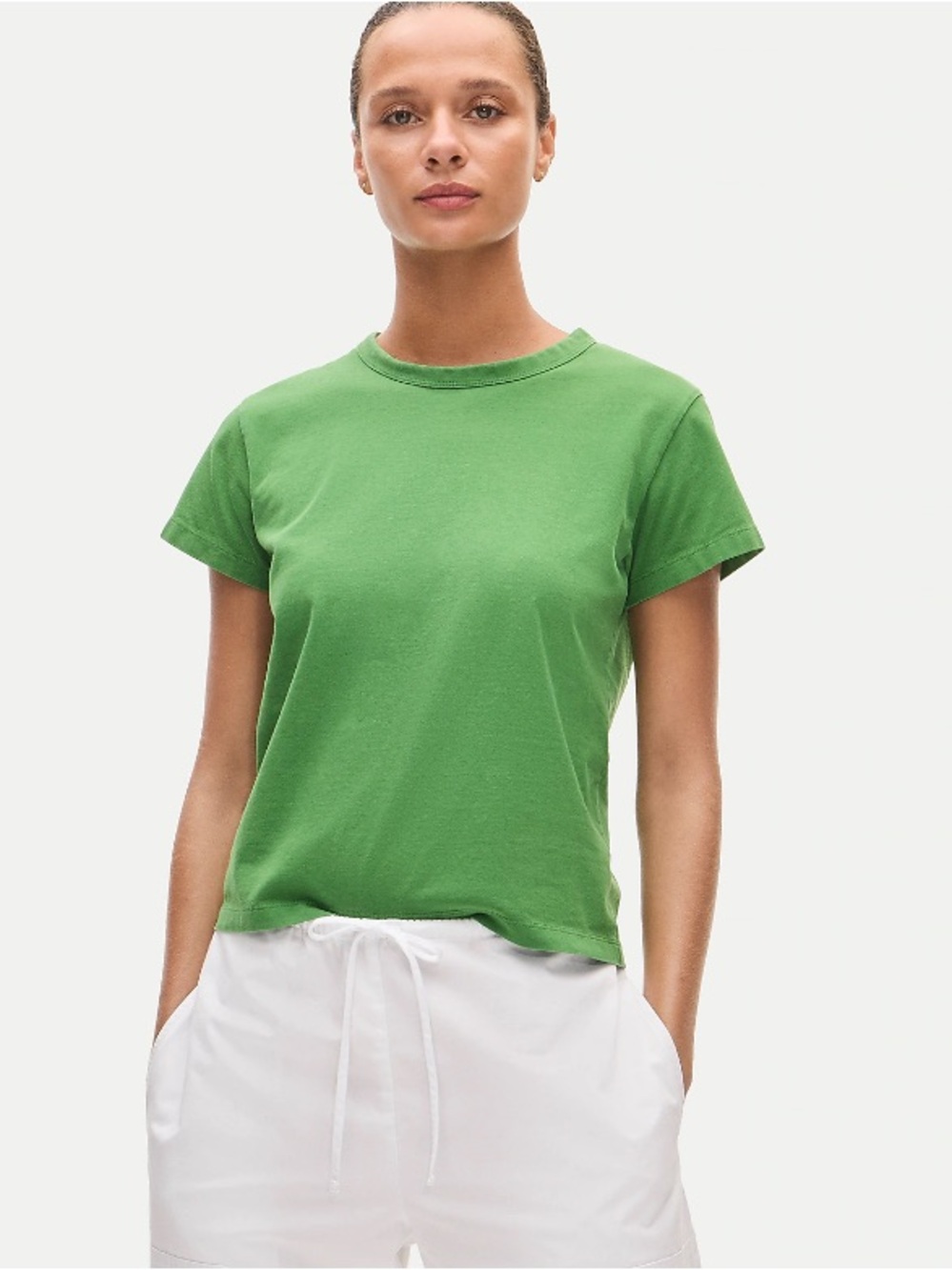 J crew bright meadow Boyfriend jersey classic-fit T-shirt